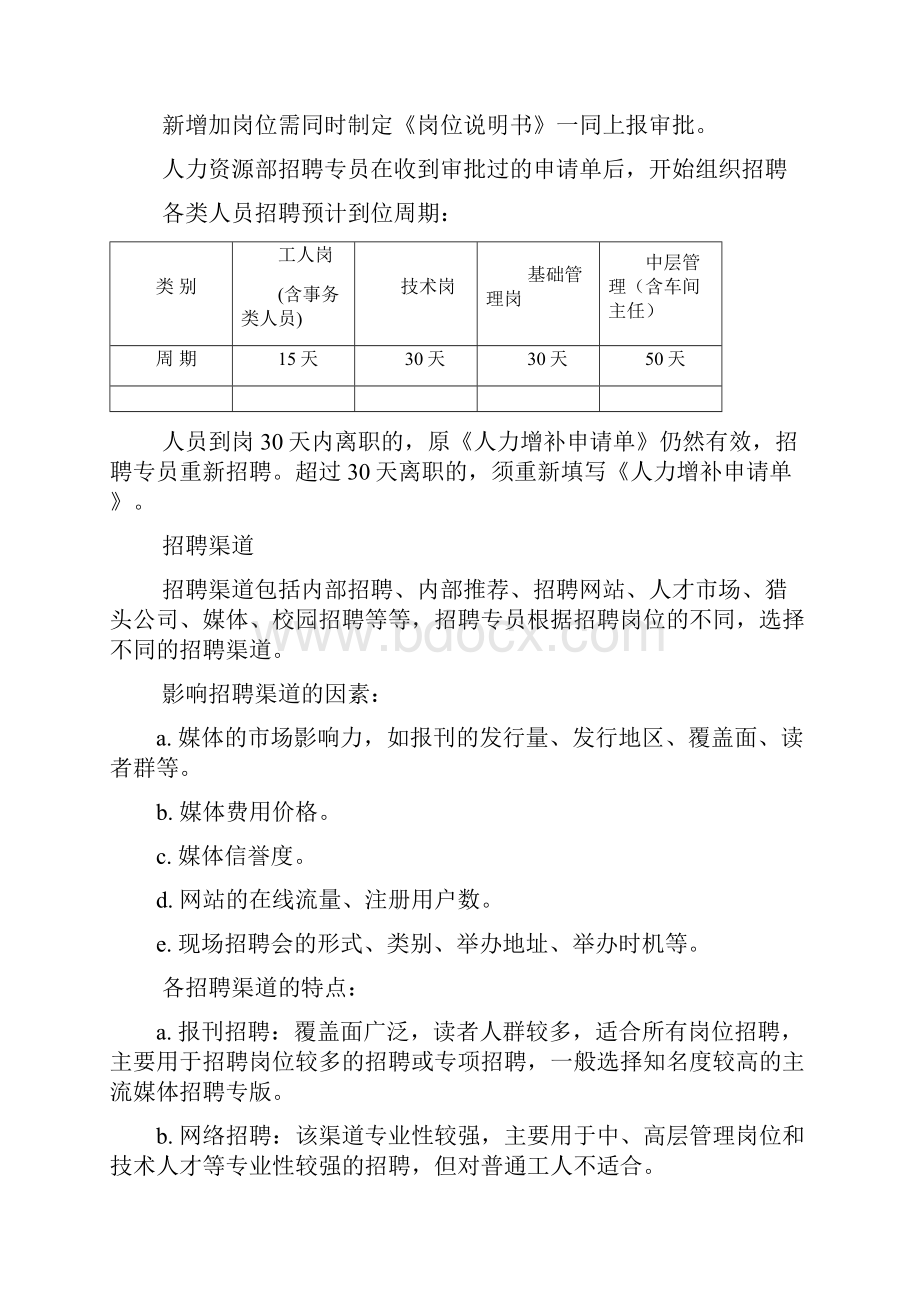 企业招聘管理规定案例.docx_第2页