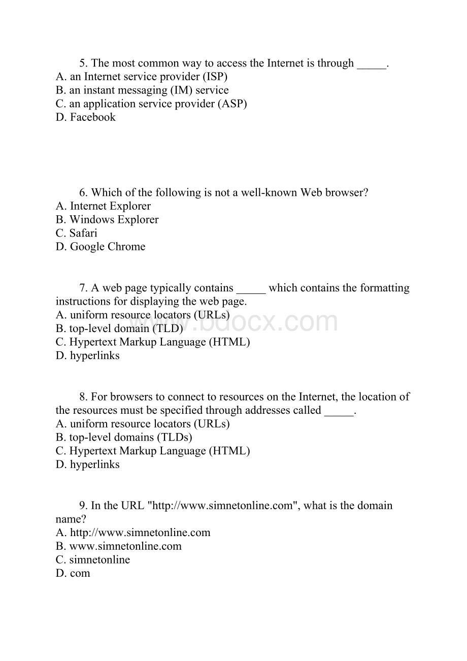 计算机专业英语后小结和习题Chapter002Word文档格式.docx_第2页