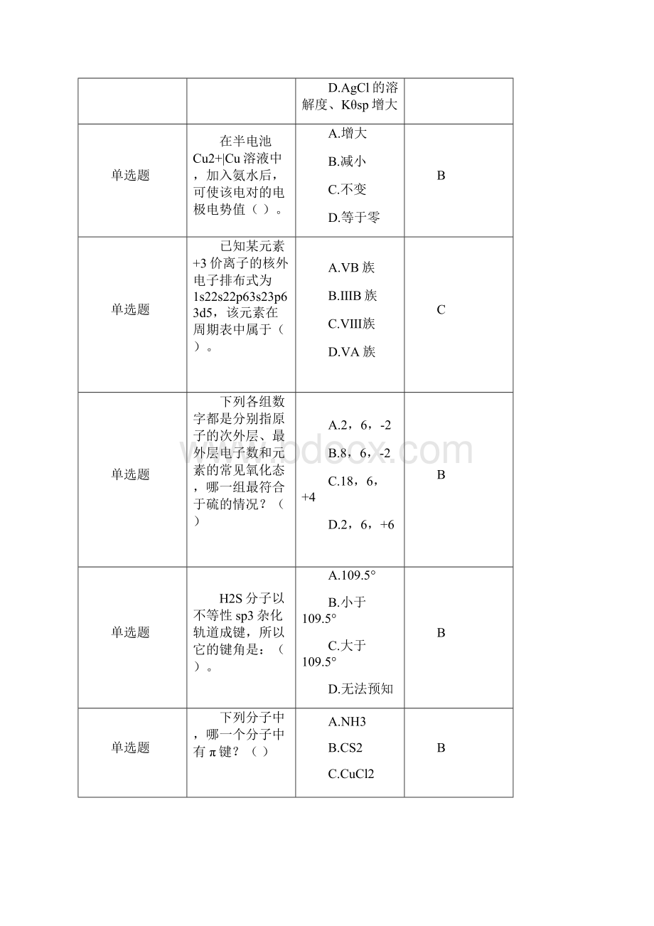 无机及分析化学课后练习辅导资料Word文档格式.docx_第3页