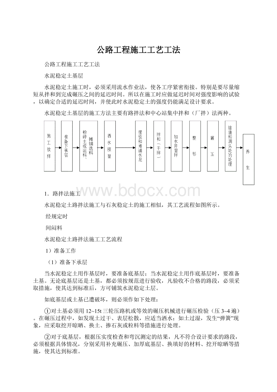 公路工程施工工艺工法.docx