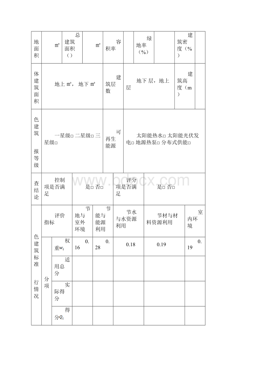 上海市公共建筑绿色设计情况信息表教学教材.docx_第2页