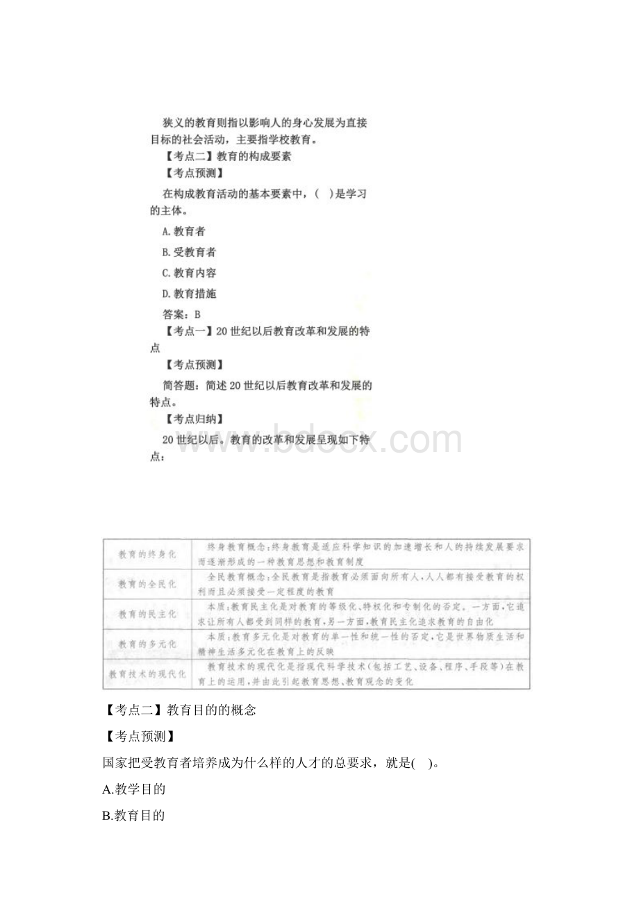 小学教师资格证考点一Word格式.docx_第2页