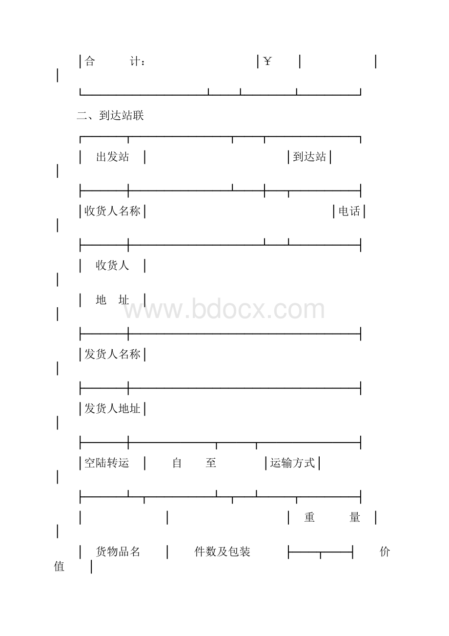 中国民用航空货运单1.docx_第3页