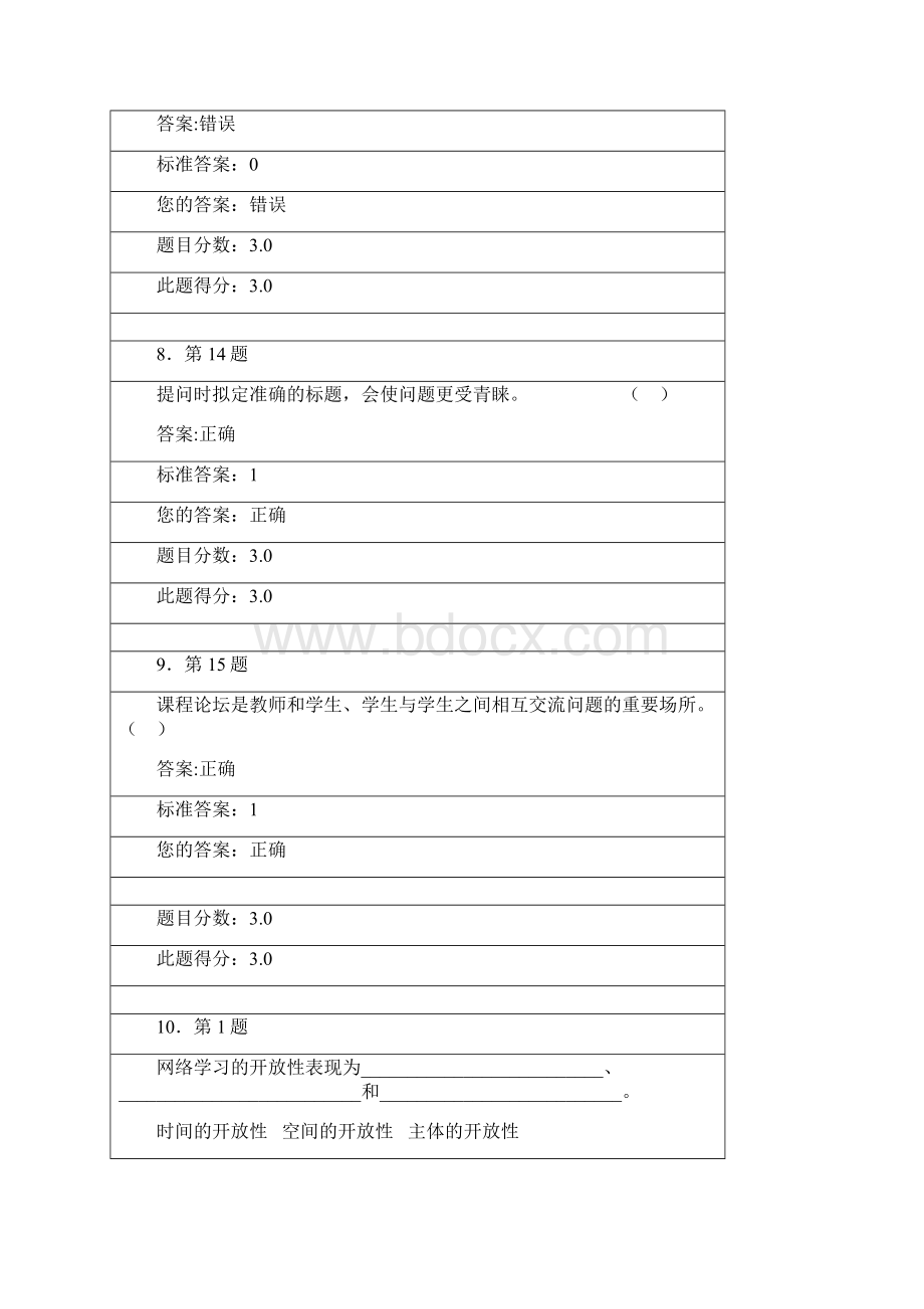 《远程学习方法》网络学习考试Word文档下载推荐.docx_第3页