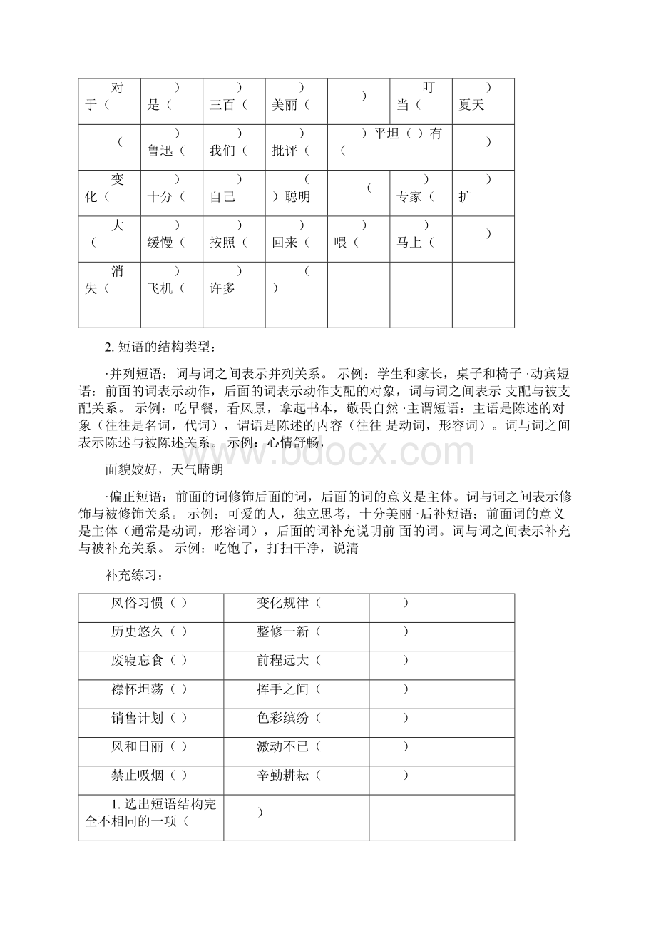 完整版初中现代汉语语法知识.docx_第2页