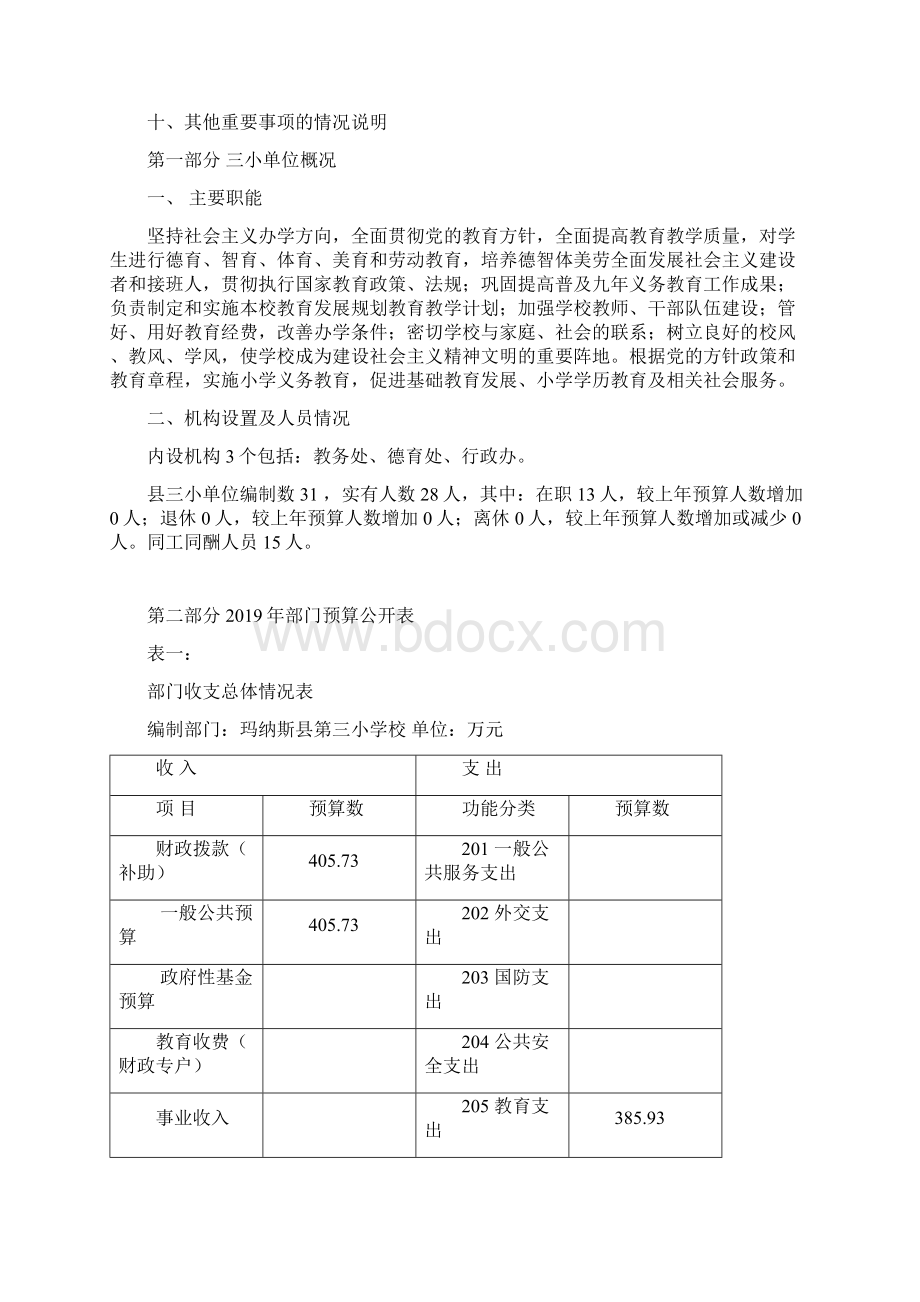 玛纳斯第三小学校部门预算公开.docx_第2页