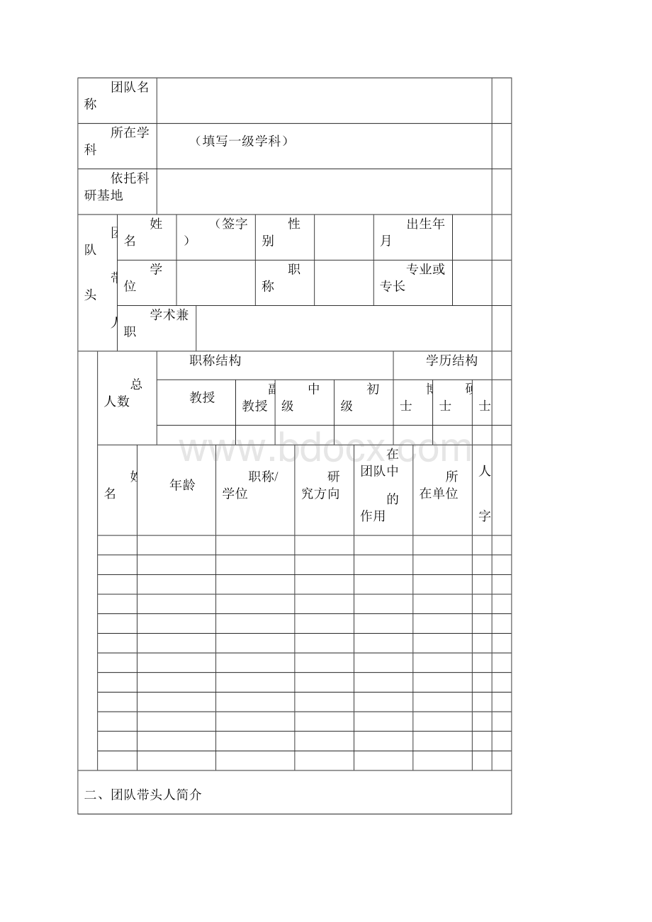 科研创新团队认定与支持申请书.docx_第2页