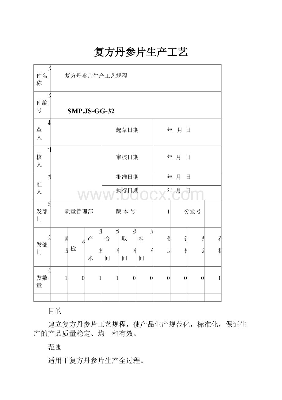 复方丹参片生产工艺.docx_第1页