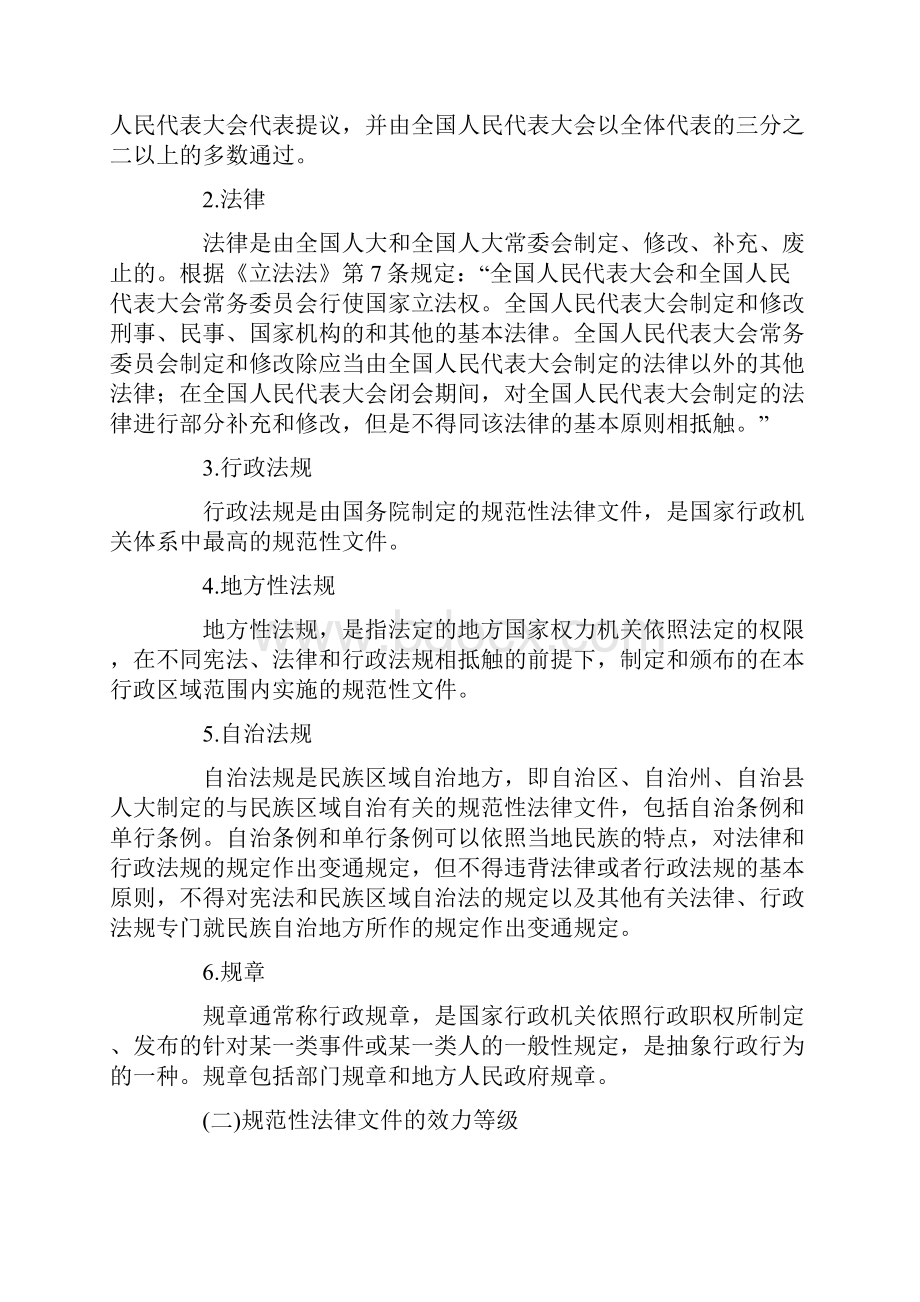 法律基础学习知识总结合集doc文档格式.docx_第2页