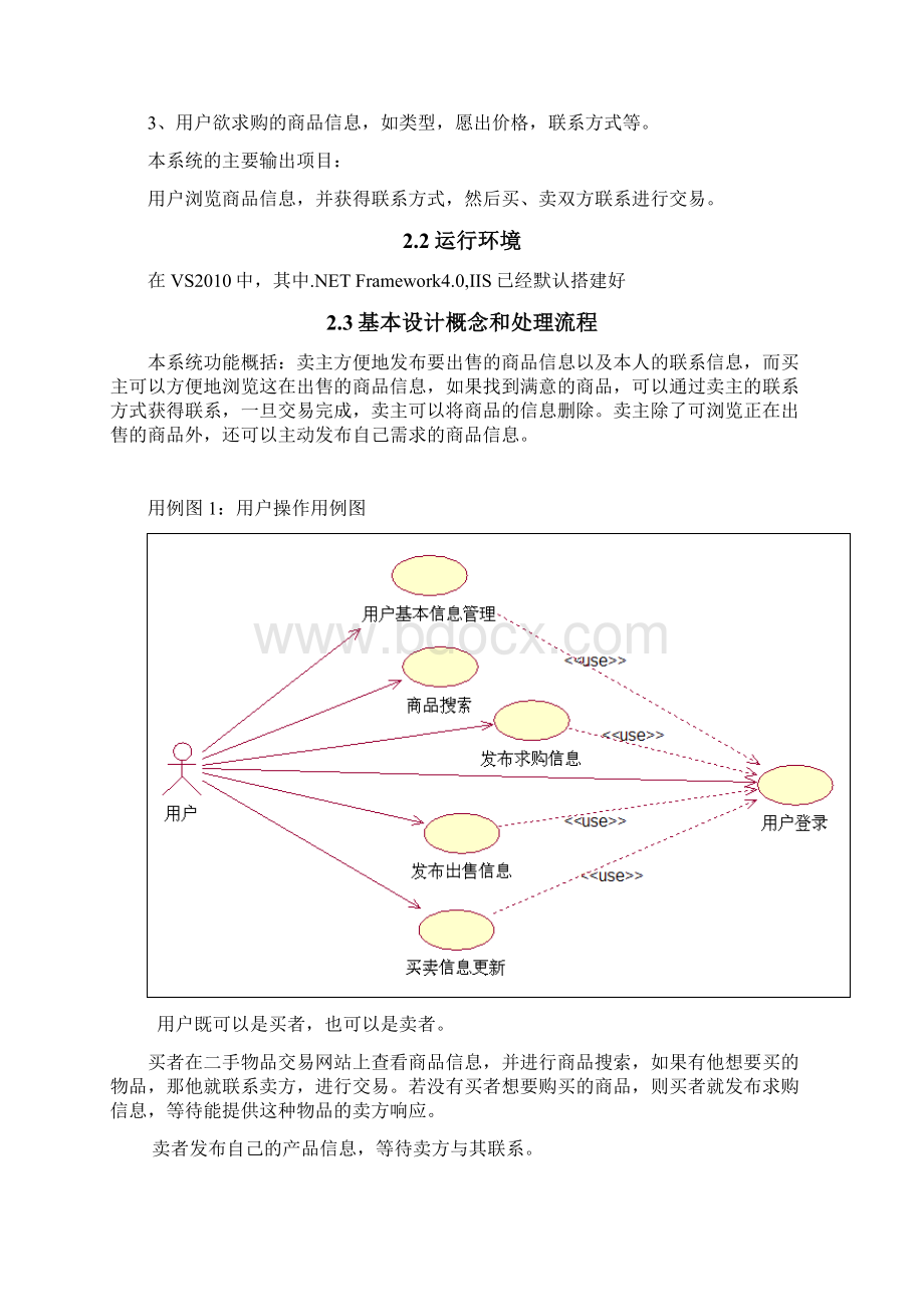 校园二手交易系统概要设计.docx_第2页