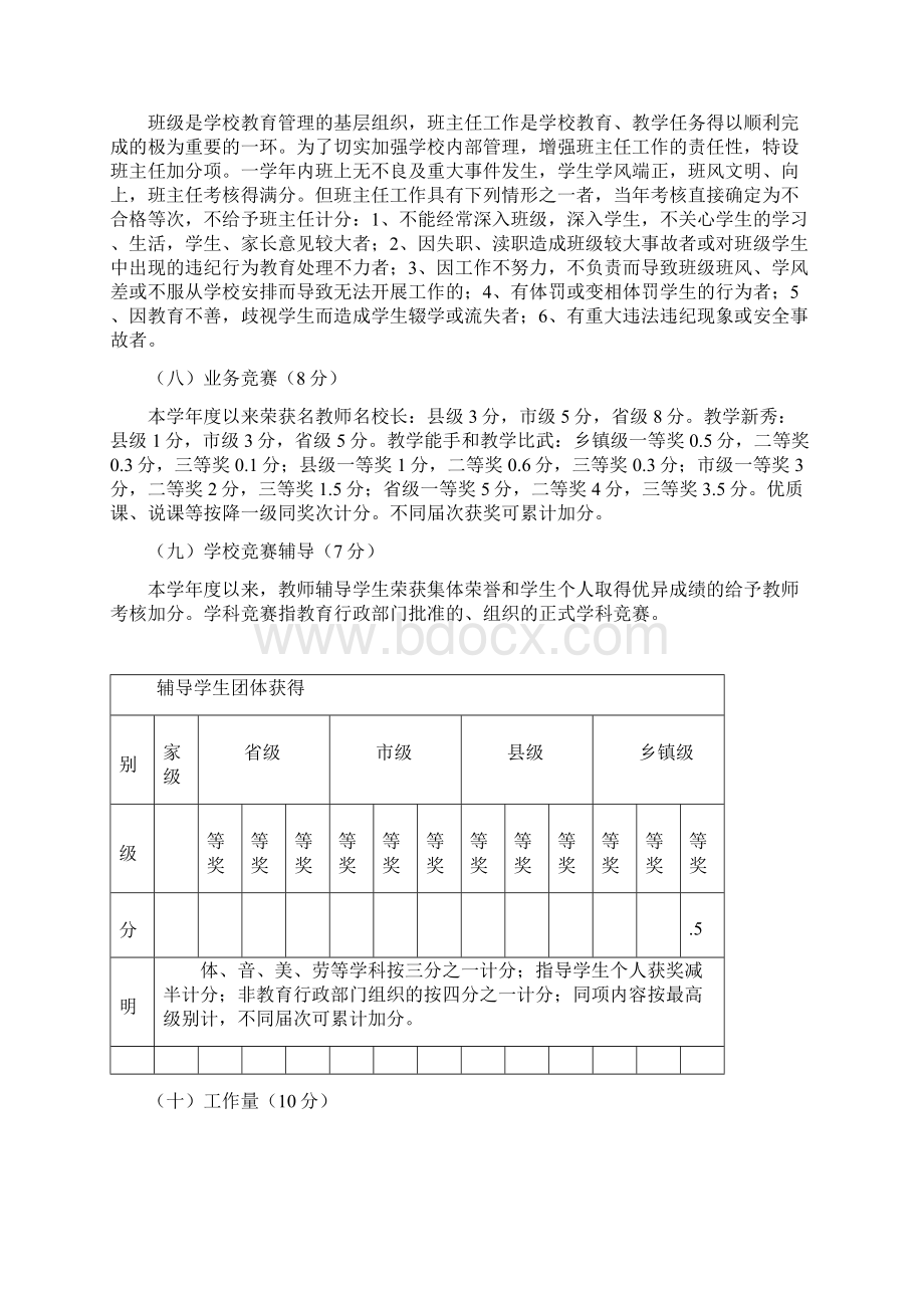 老师量化考核细则文档格式.docx_第3页