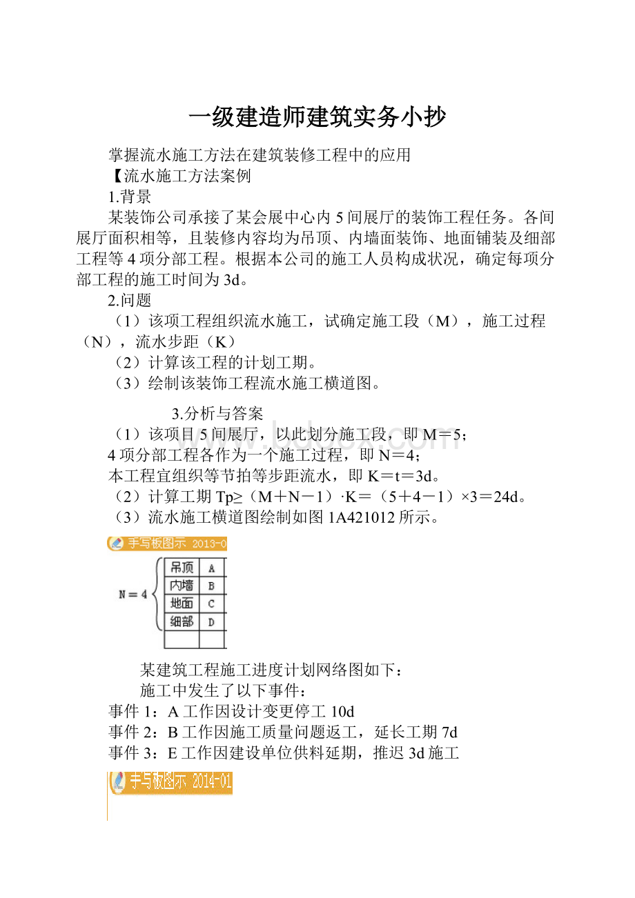 一级建造师建筑实务小抄Word下载.docx_第1页