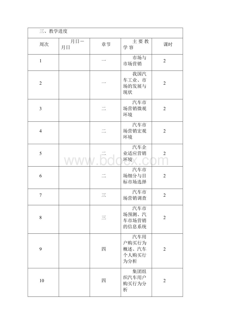 汽车及配件营销教学案.docx_第2页