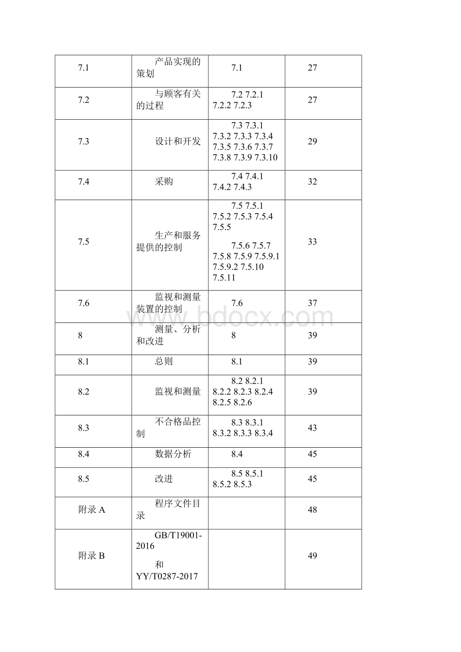 版质量手册iso13485YYT0287.docx_第3页