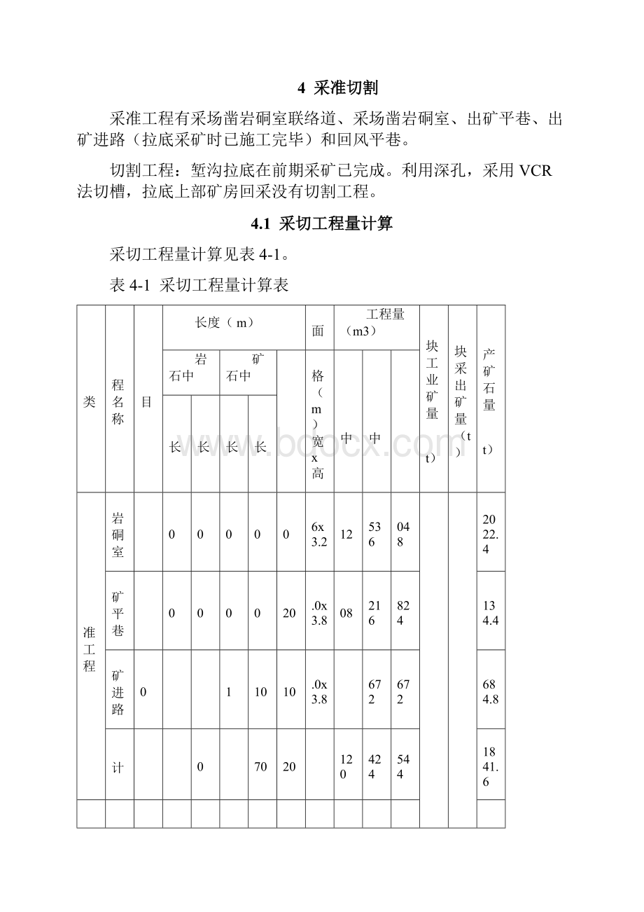 阶段深孔崩矿嗣后充填采矿法资料文档格式.docx_第2页