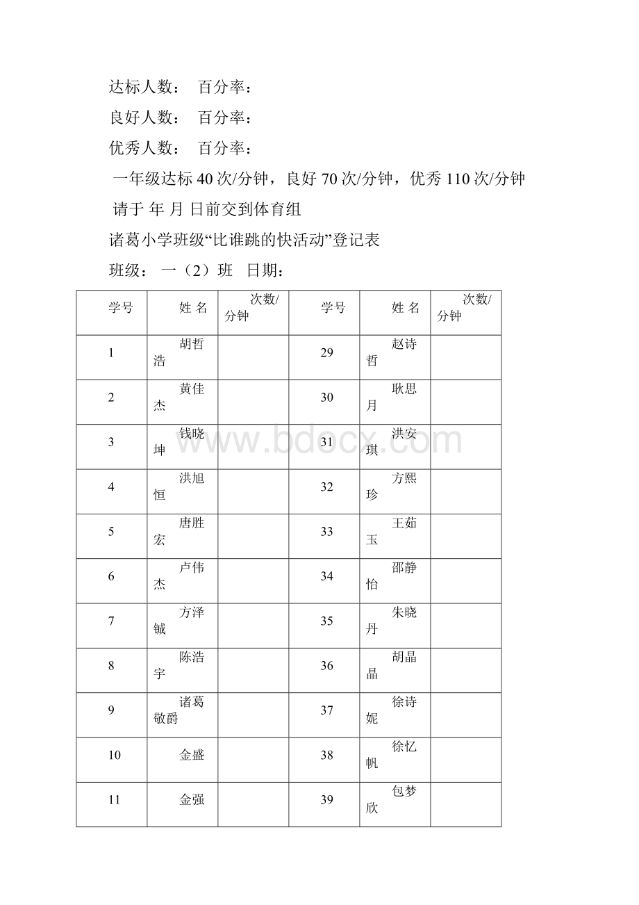 诸葛镇中心小学比谁跳得快活动登记表.docx_第3页