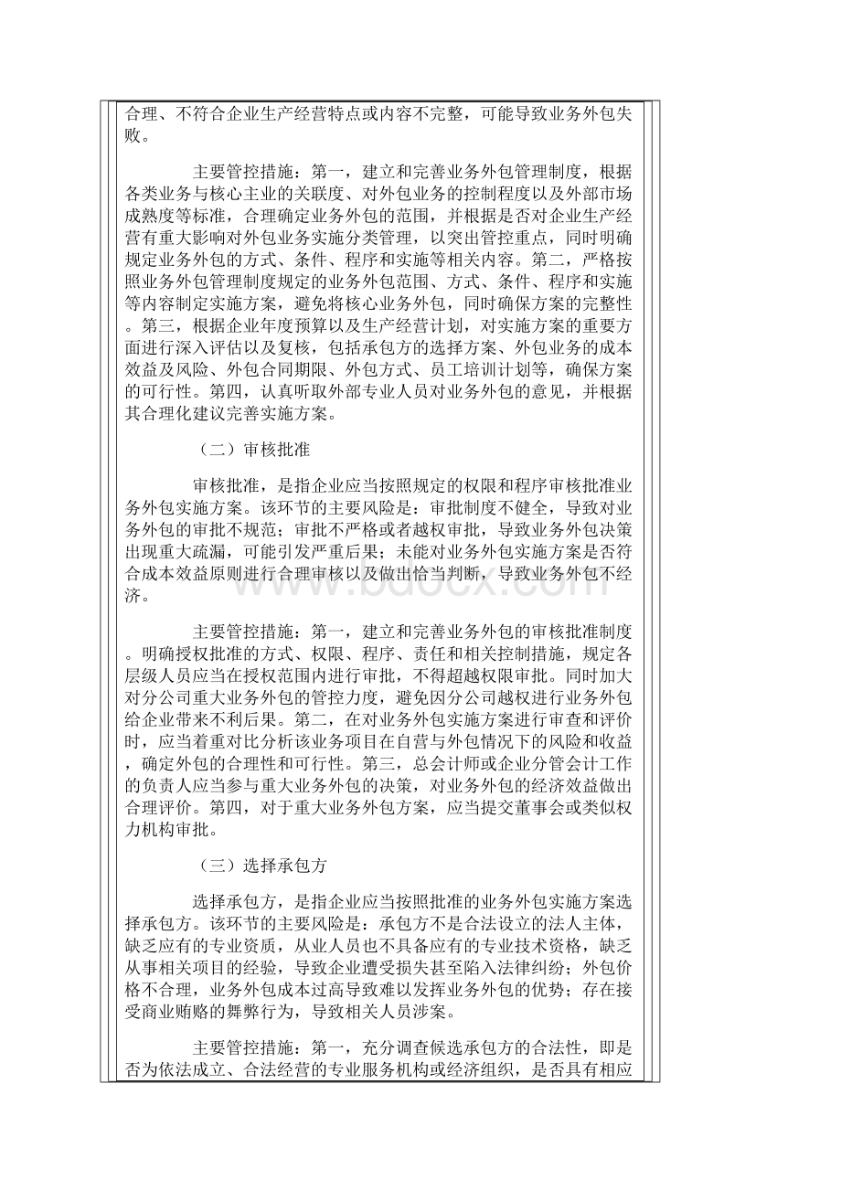 内部控制应用指引业务外包.docx_第3页