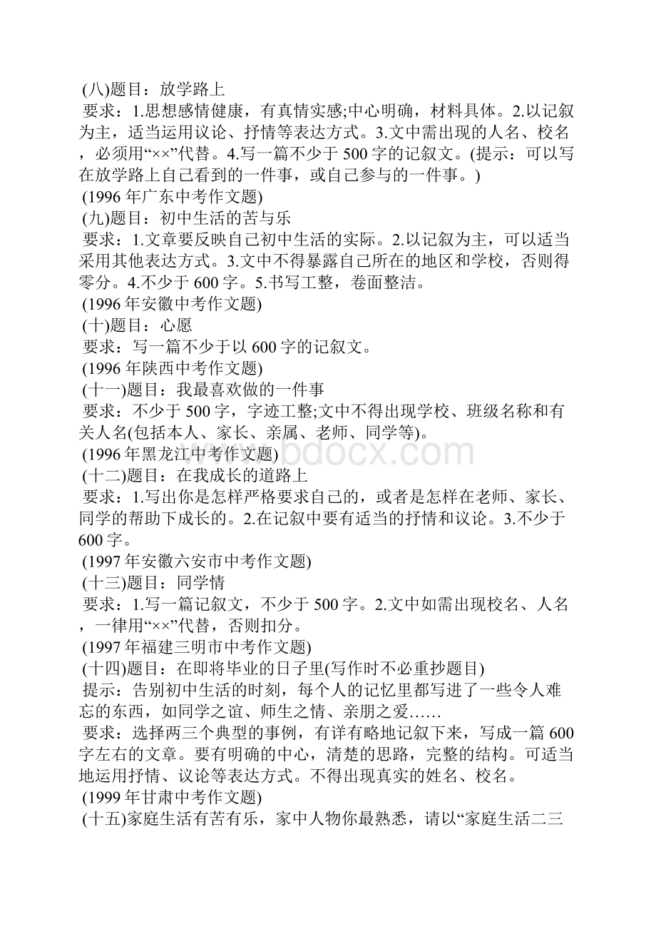 历年中考命题作文题目初中作文文档格式.docx_第2页