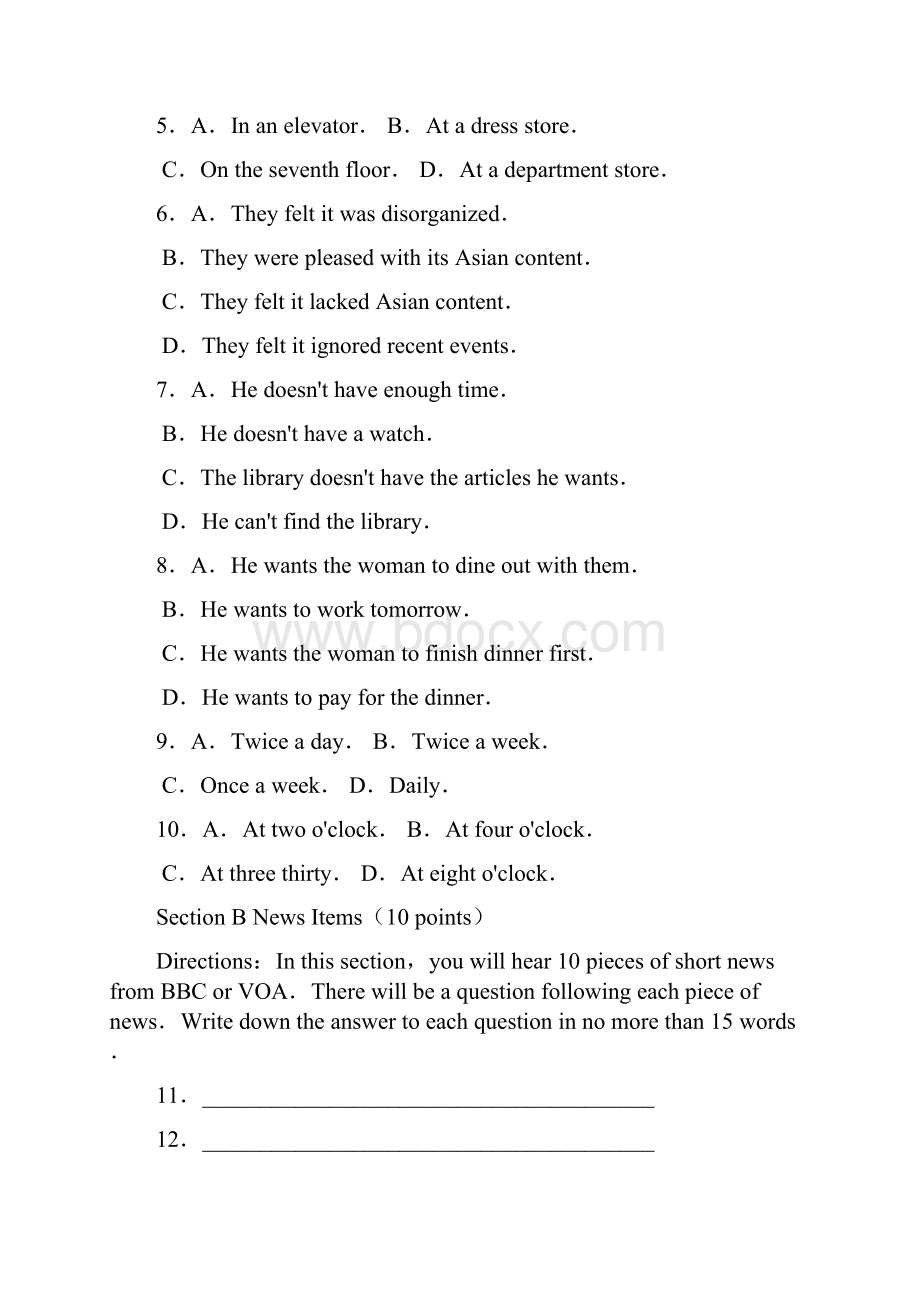 全国大学生英语竞赛C类初赛决赛真题及答案汇总集.docx_第2页