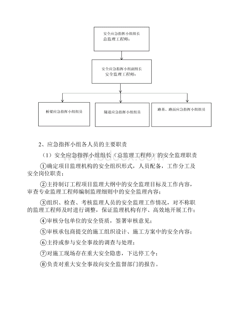 市政工程安全监理应急预案Word文件下载.docx_第3页