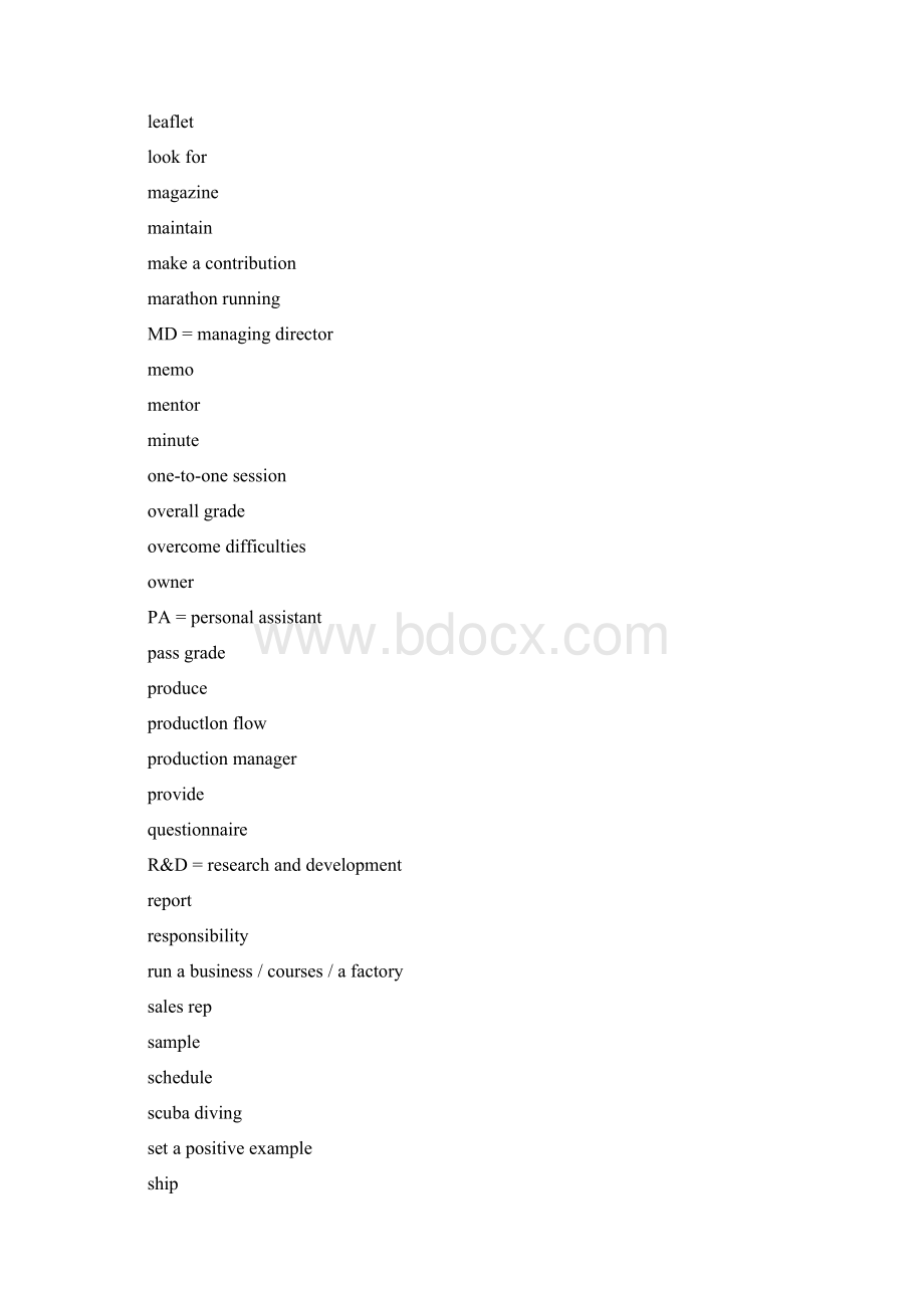 剑桥商务英语课本词汇表经济科学出版社Word格式.docx_第3页