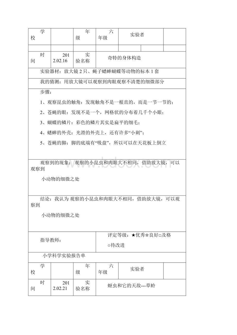 六年级下科学实验报告单.docx_第3页