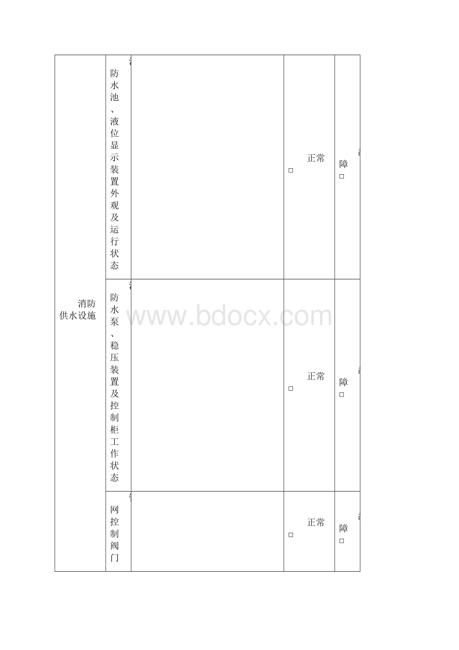 建筑消防设施维护检查检测记录表Word下载.docx_第3页