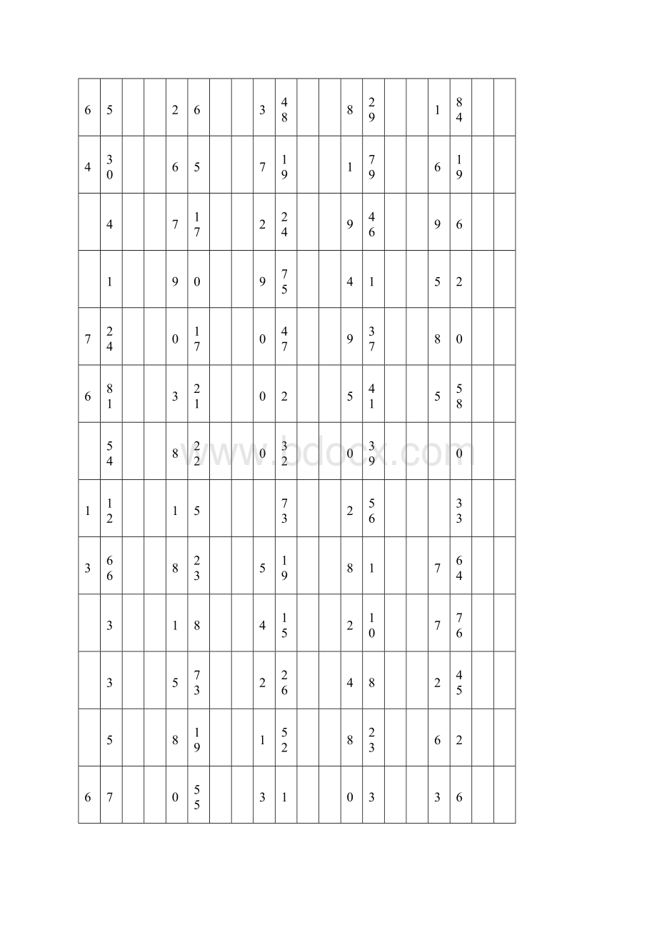 100道100以内的加减法口算练习题Word文件下载.docx_第3页