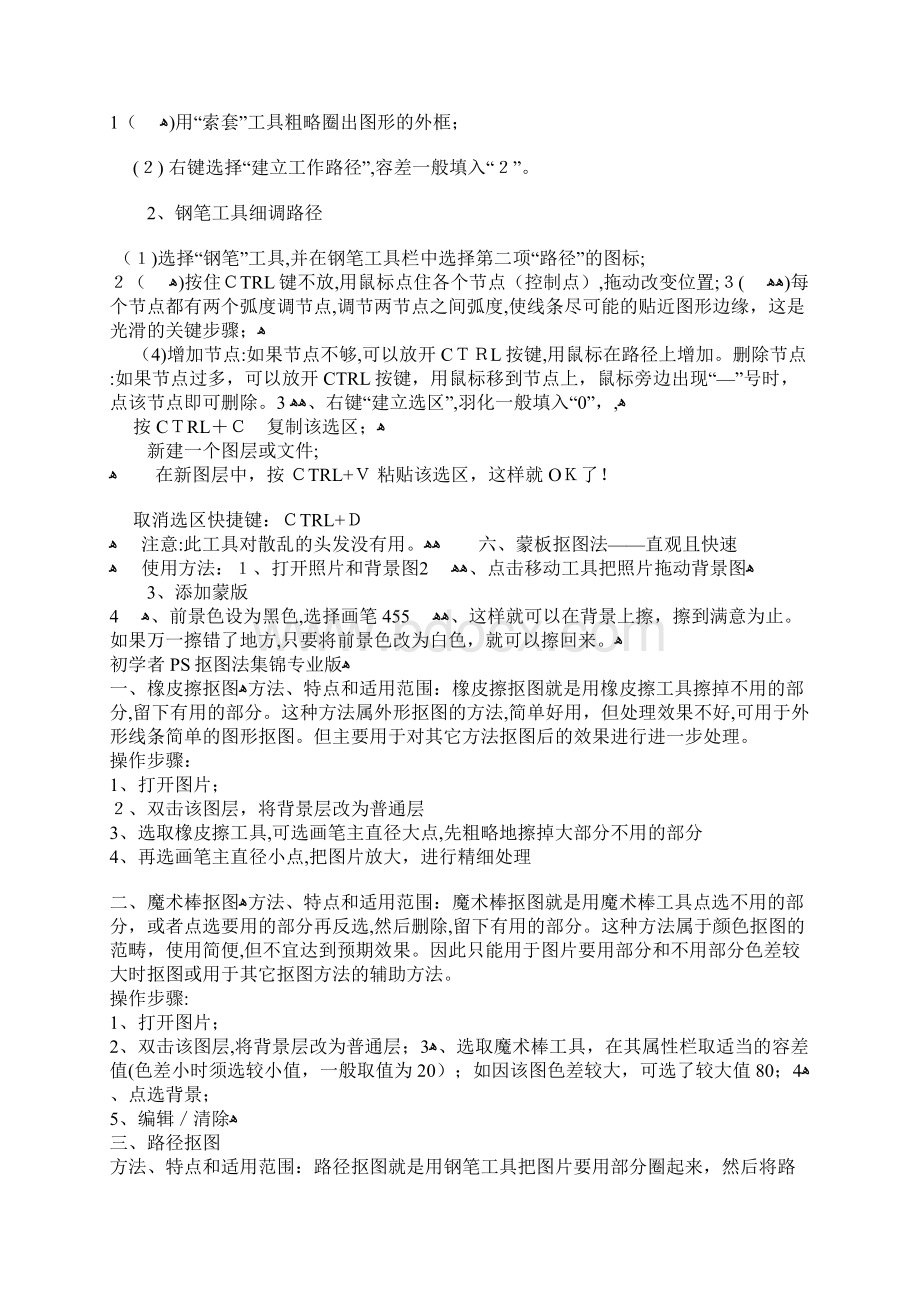 PS完美抠图10种方法一学就会Word格式.docx_第2页