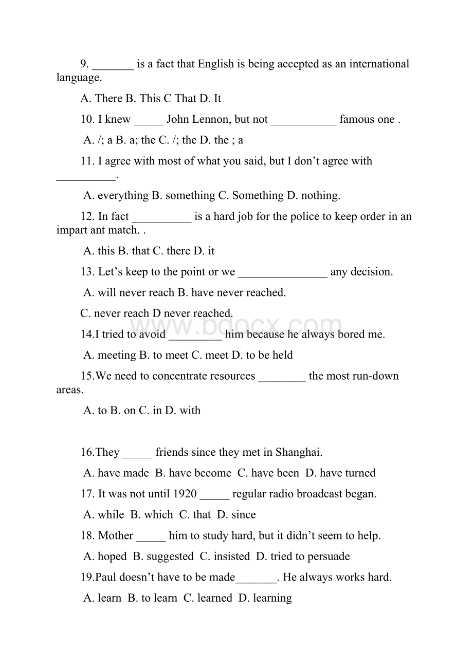 学年高一英语下册单元过关检测Word文件下载.docx_第2页