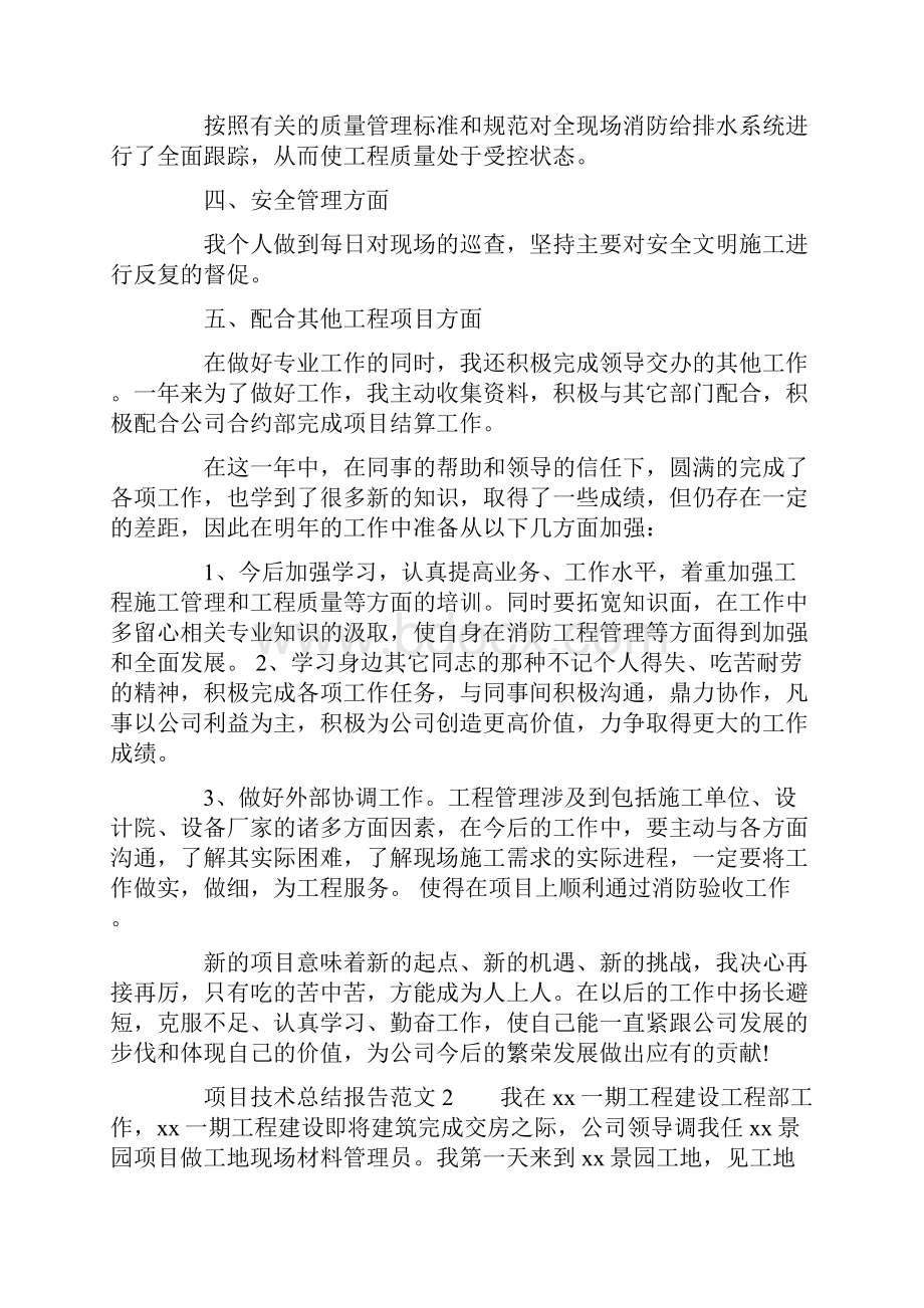 项目技术总结报告范文文档格式.docx_第2页