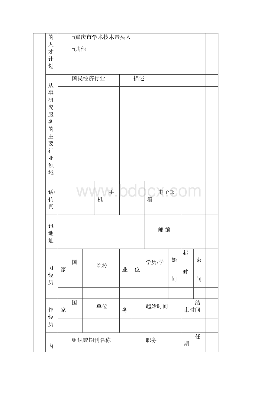 重庆科技创新领军人才文档格式.docx_第3页