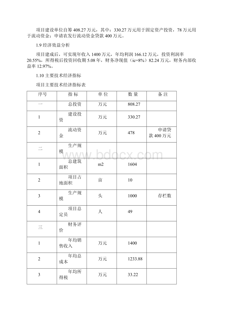 三位一体千头立体型养猪场项目可行性研究报告文档格式.docx_第3页