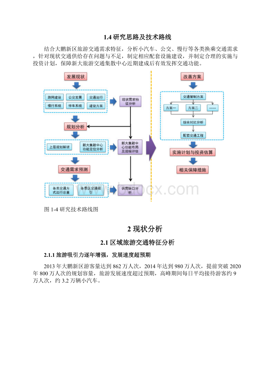 大鹏新大旅游集散中心配套交通组织设计及交通改善规划Word文档下载推荐.docx_第2页