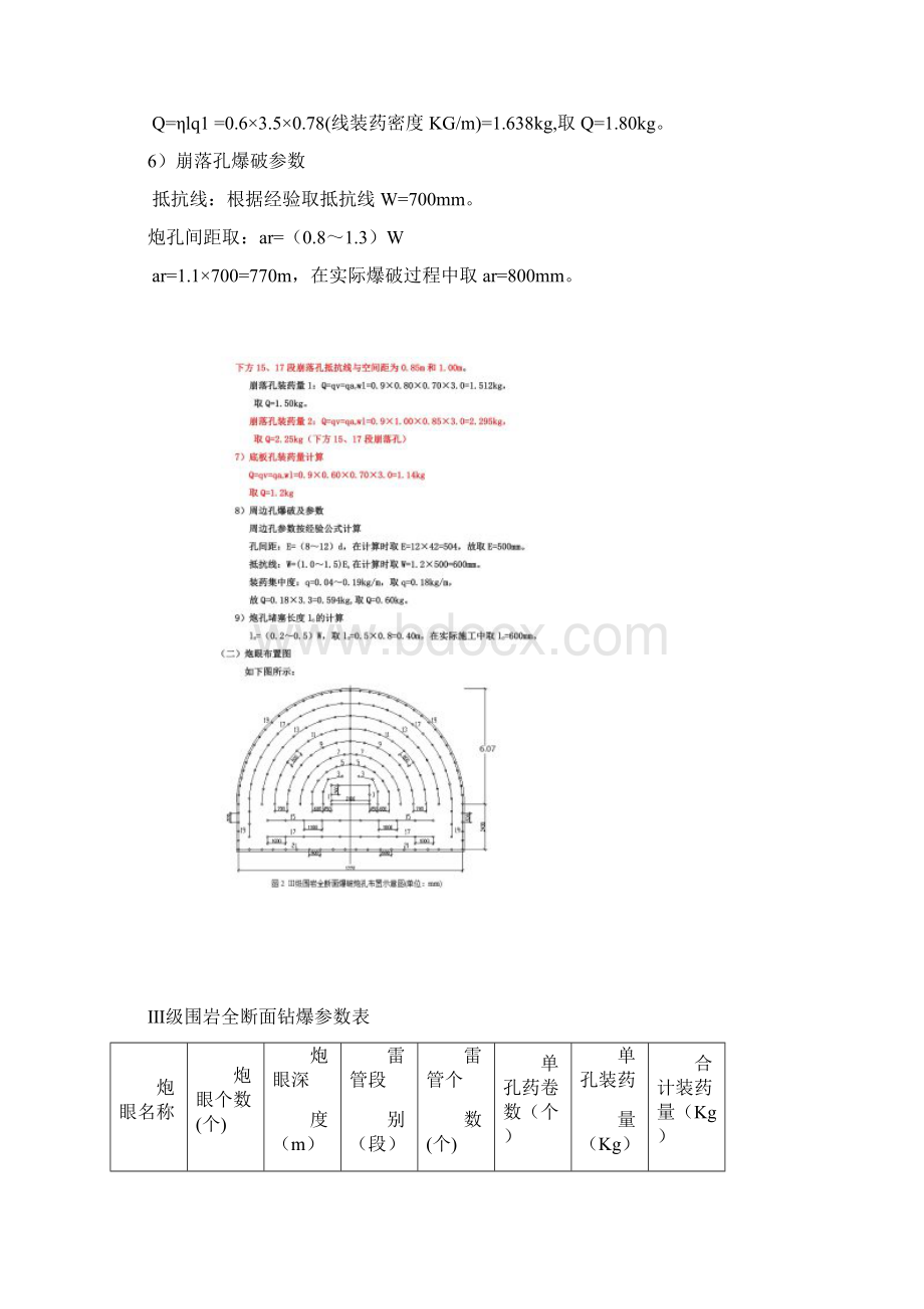 三级围岩爆破设计Word格式文档下载.docx_第2页