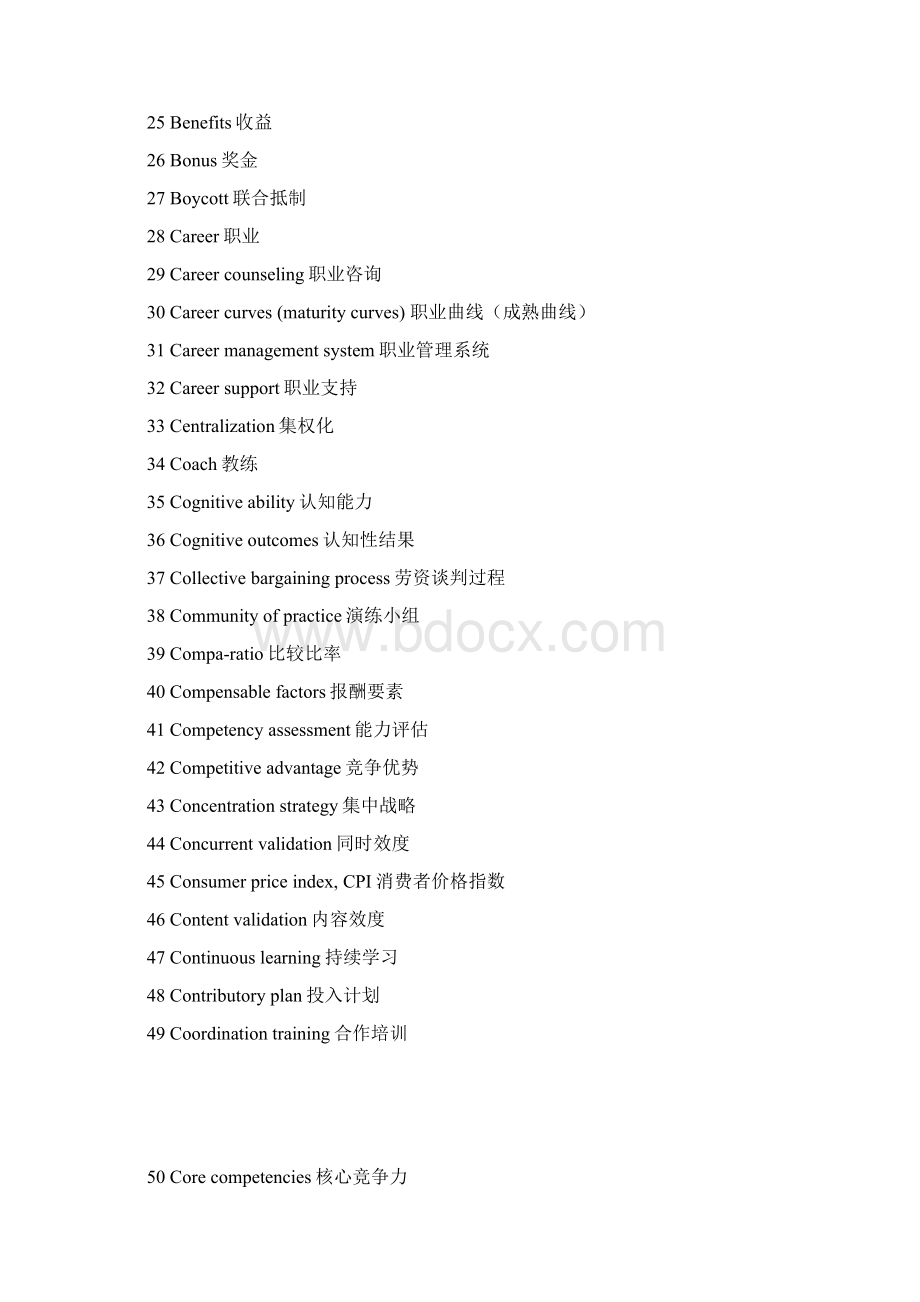 人力资源管理专业英语Word格式文档下载.docx_第2页