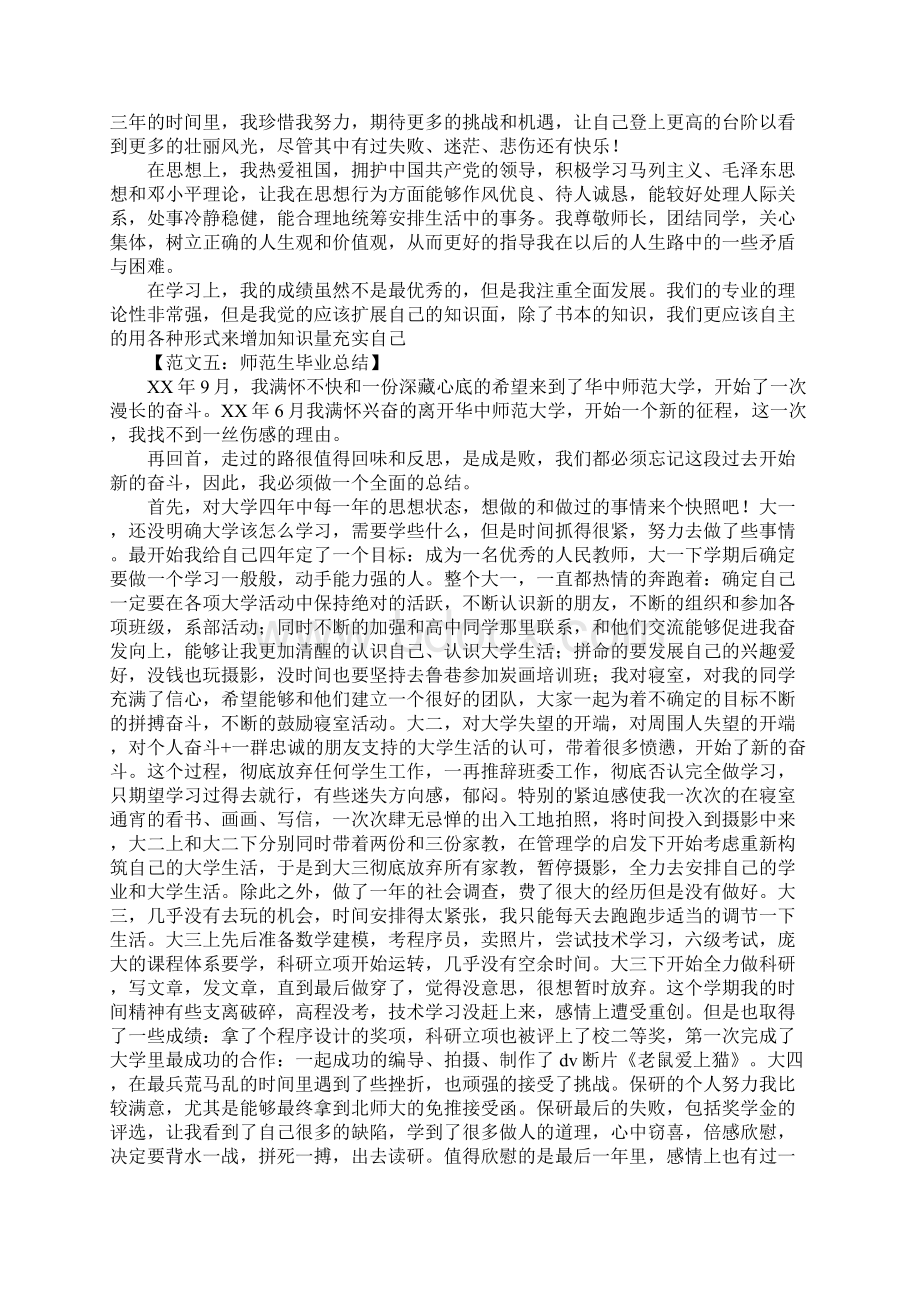 毕业总结格式.docx_第2页