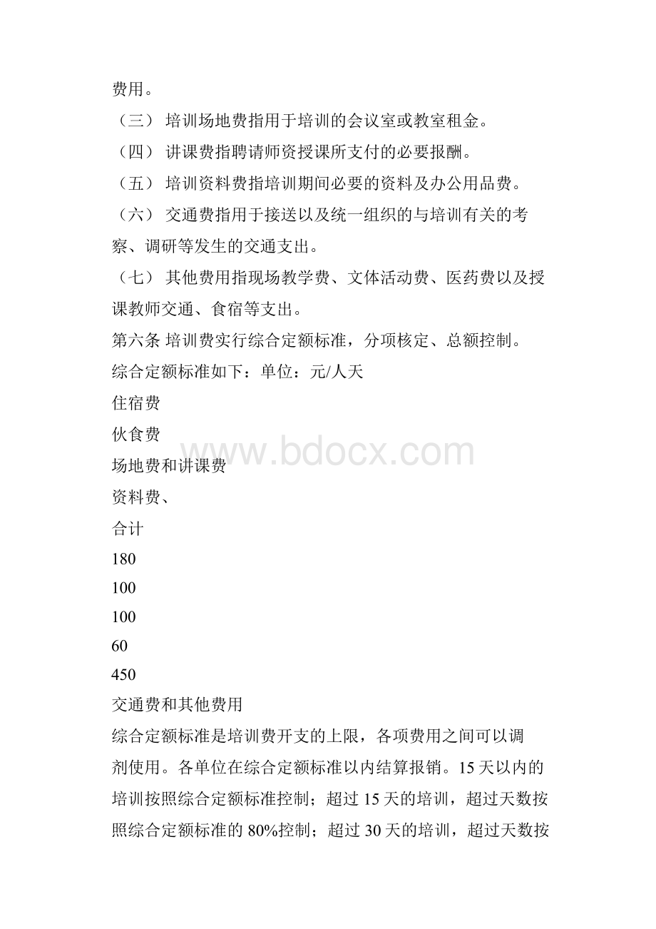 学校培训费管理办法+学校财务审批办法Word文档格式.docx_第2页