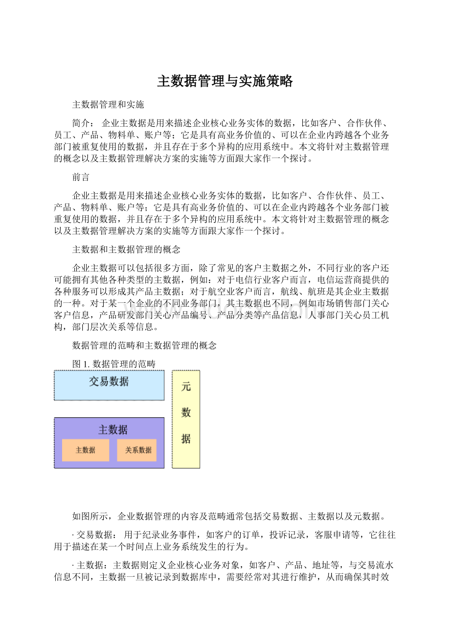 主数据管理与实施策略.docx_第1页