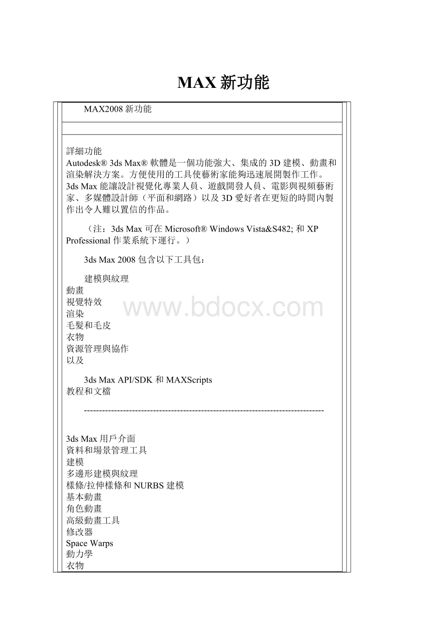 MAX新功能文档格式.docx