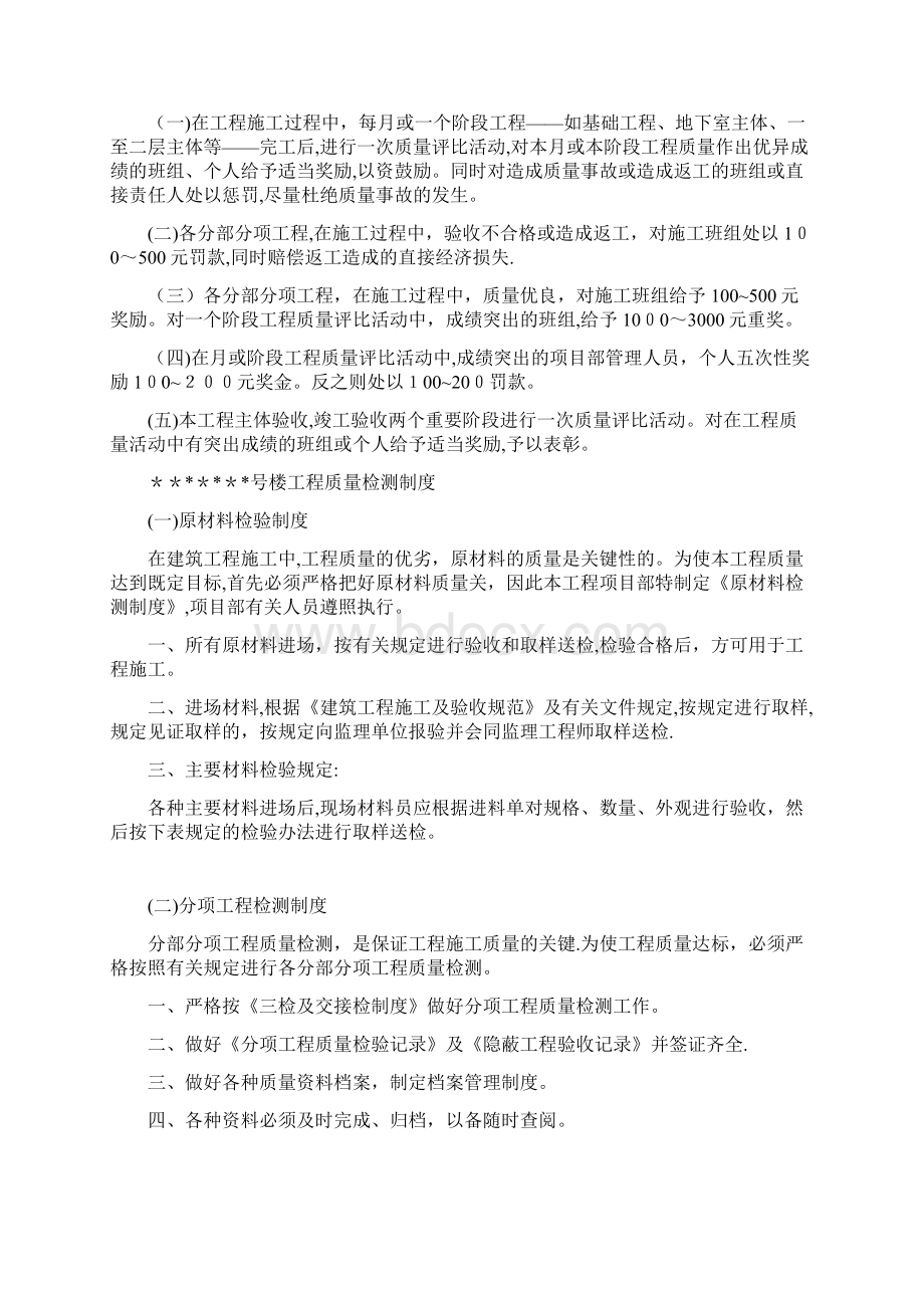 施工现场质量管理检查记录表中的内容Word文档格式.docx_第3页