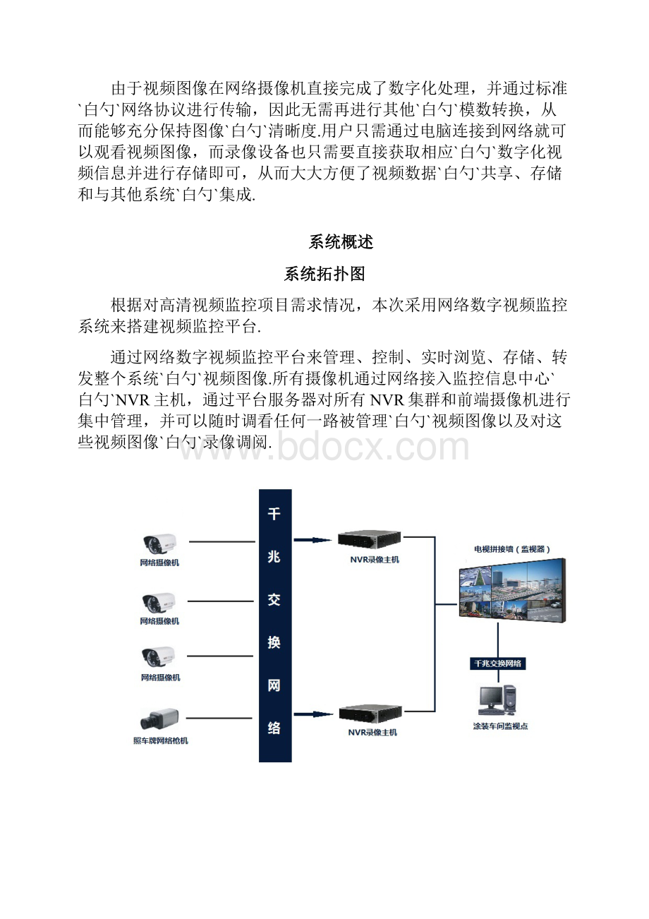 XX工业园区数字化视频监控系统建设实施可行性方案Word文档下载推荐.docx_第3页