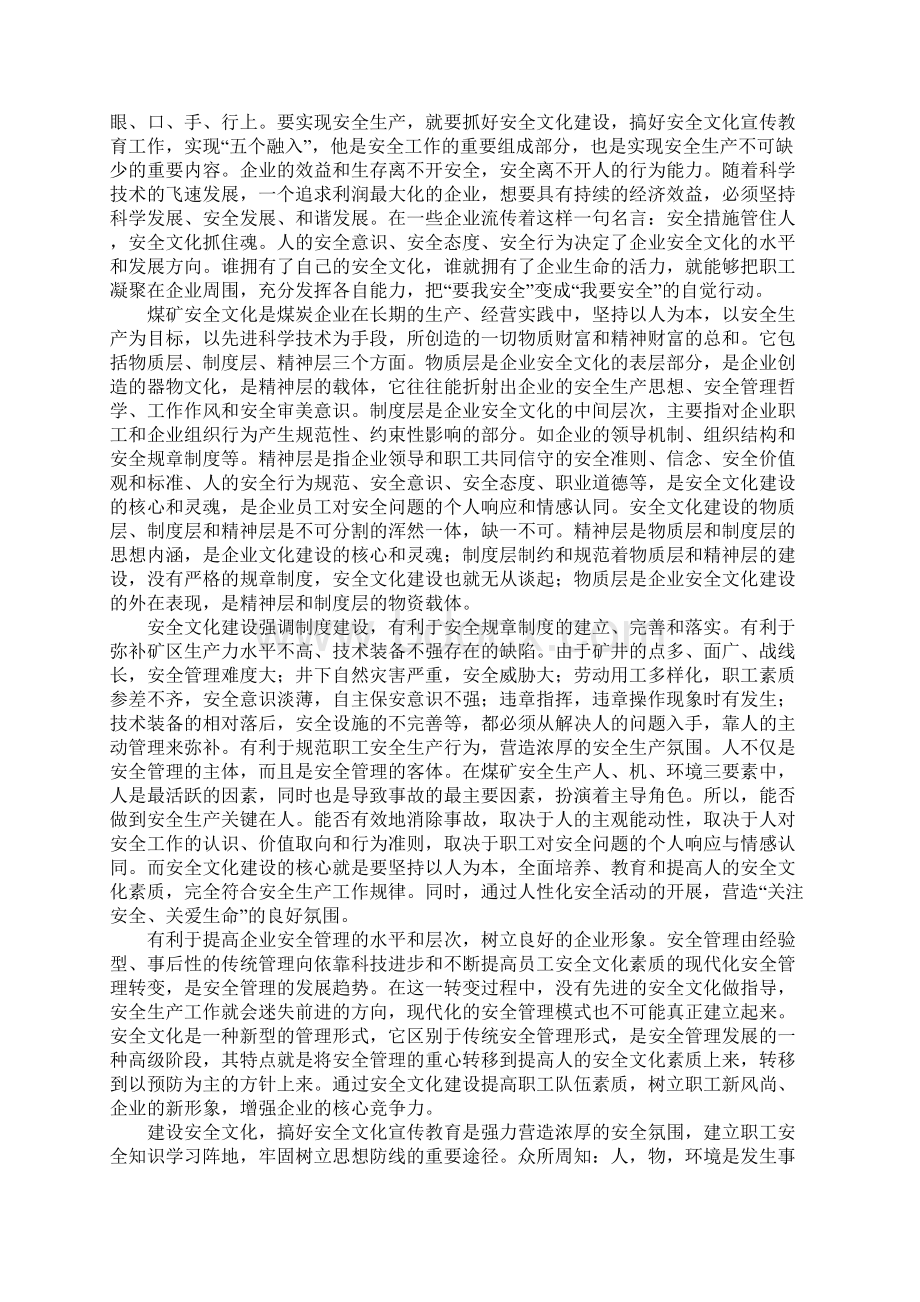 煤矿企业安全文化建设的形式与方法标准版Word文档下载推荐.docx_第2页