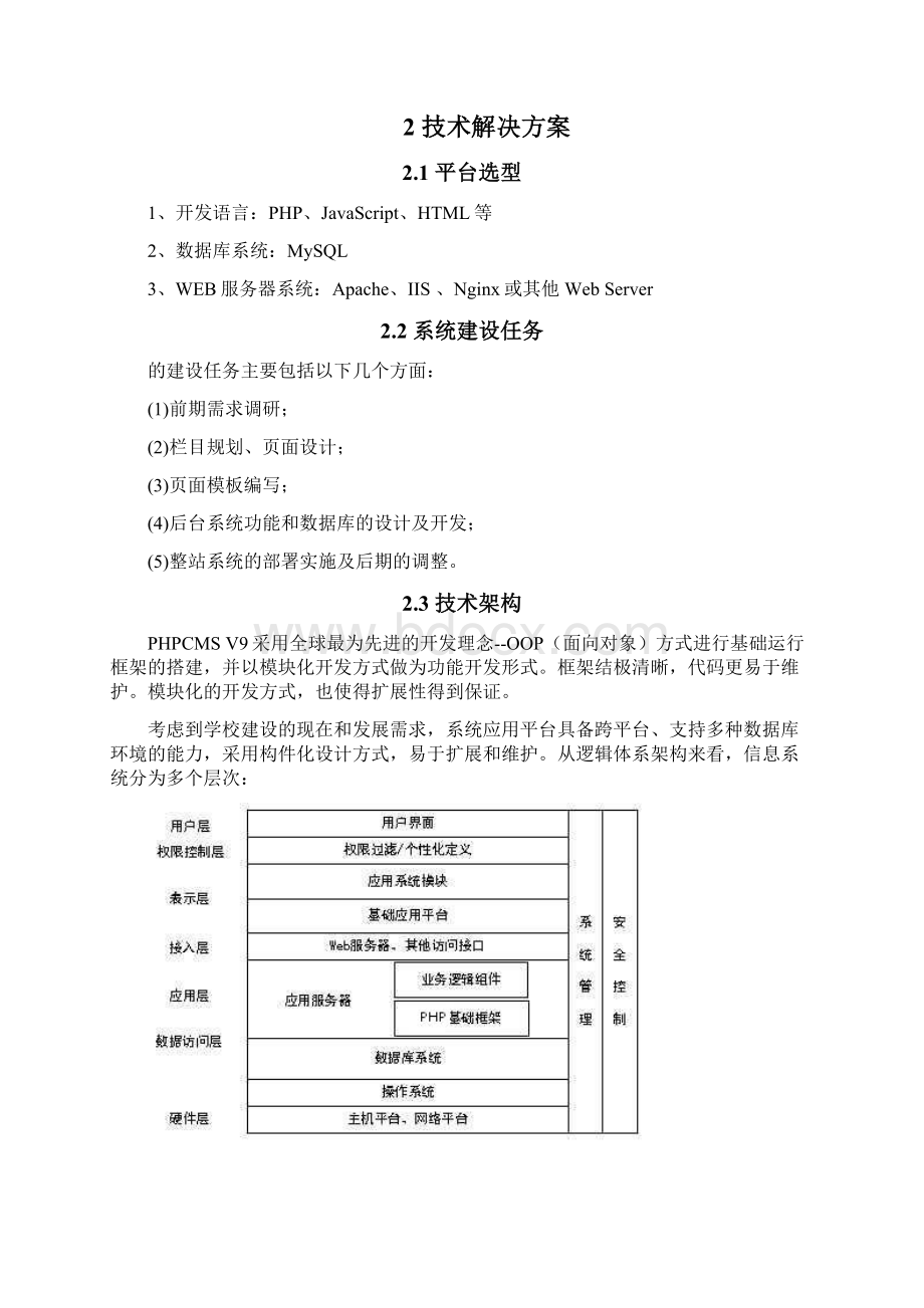 学校网站建设实施计划方案Word文件下载.docx_第2页