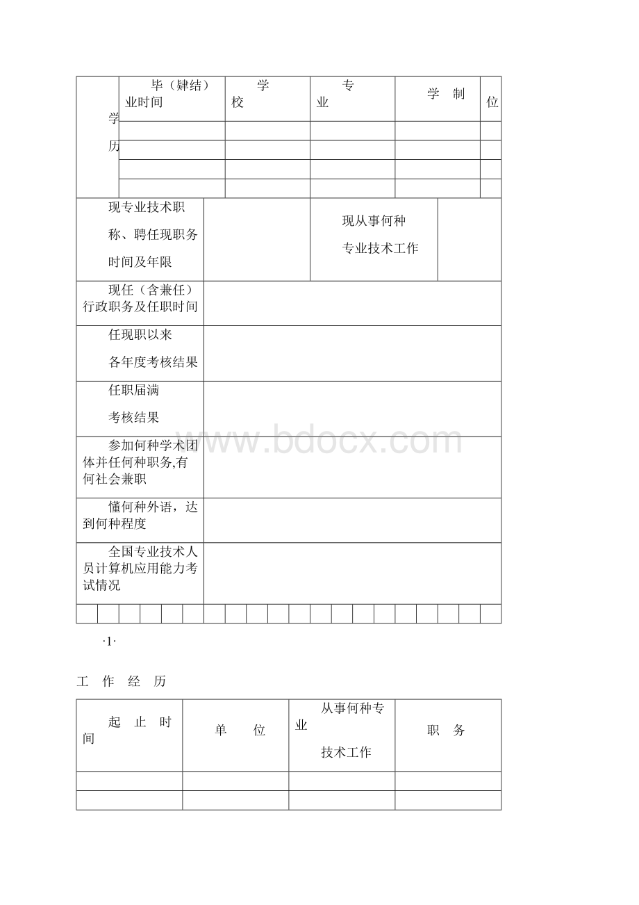 职称评定表格2.docx_第2页