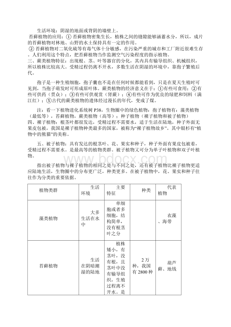 北师大版八年级下册生物复习提纲要点.docx_第3页