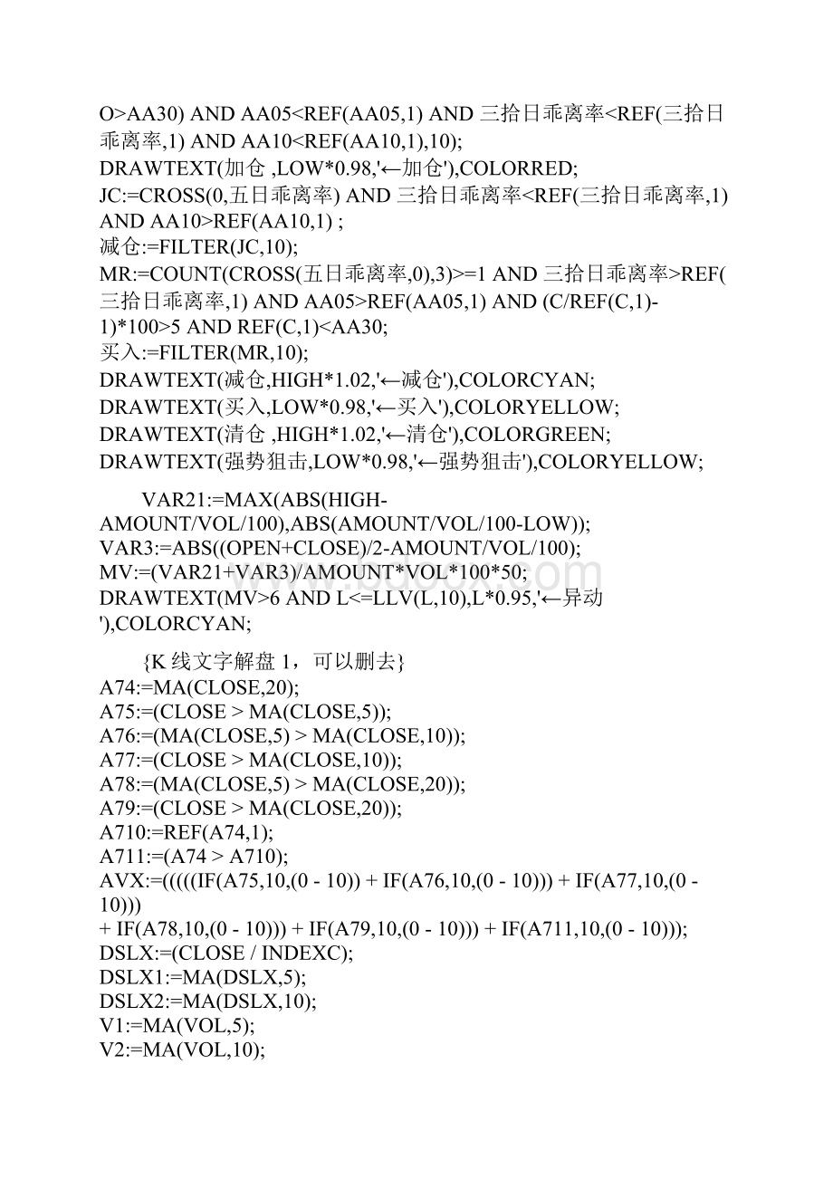 通达信自用集粹主图源码.docx_第3页