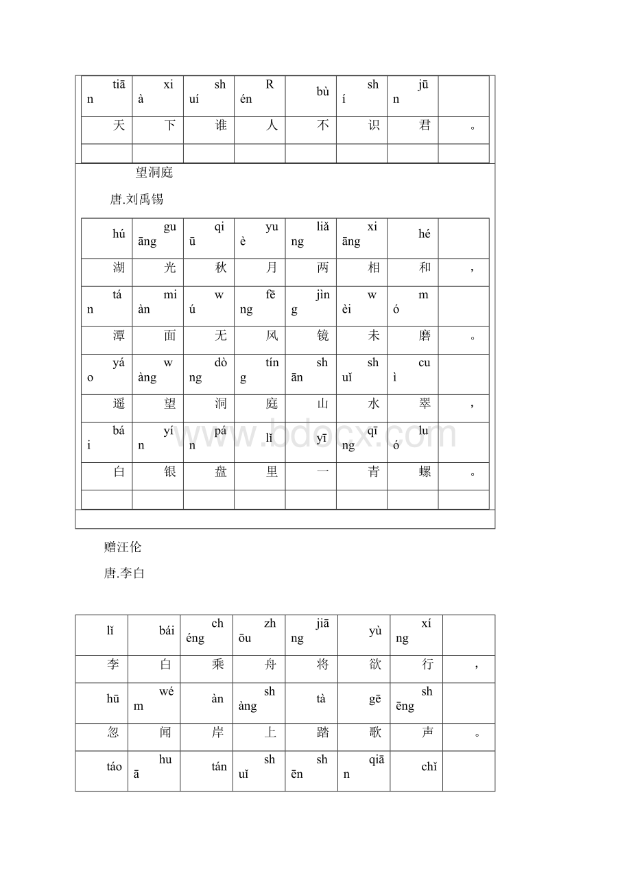 小学必背古诗词整理带拼音版Word格式.docx_第3页