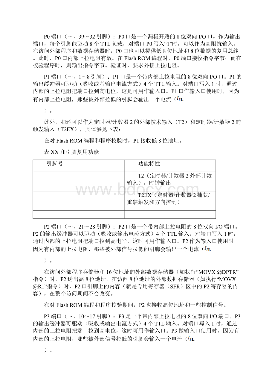 STC89C52RC单片机手册Word下载.docx_第3页