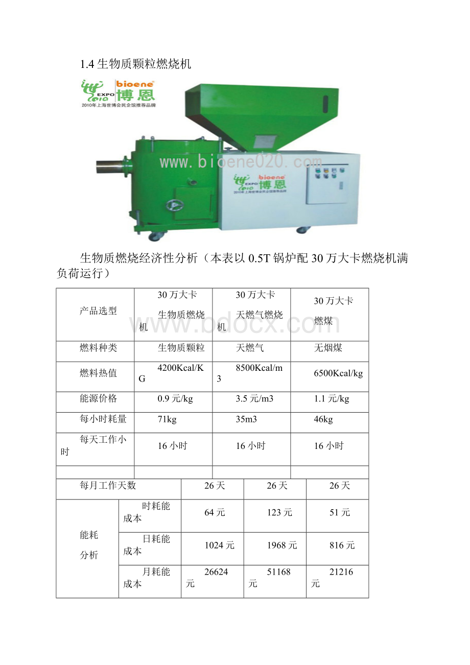 吨燃气锅炉生物质改造方案Word格式.docx_第3页